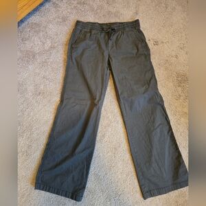 Men's Casual Drawstring Pants - Olive Green